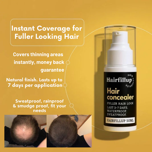 HAIRFILLUP HAIR CONCEALER BLACK 50ML - WATERPROOF 3-7 DAYS